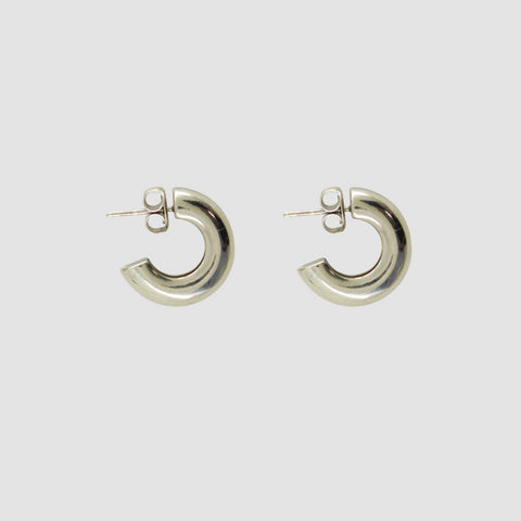Pendientes Aros Nicolle Plata