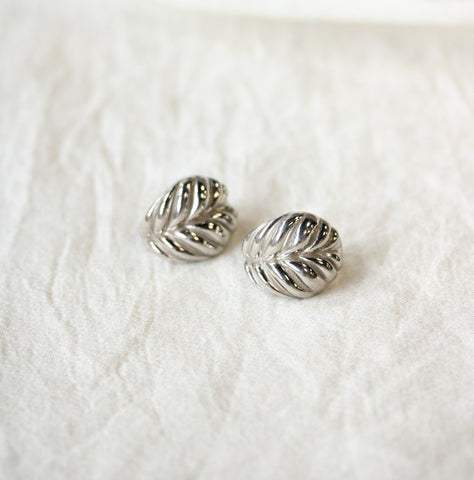 Pendientes Gallonados Jolie Plata