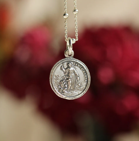 Medalla Santa Marta Plata