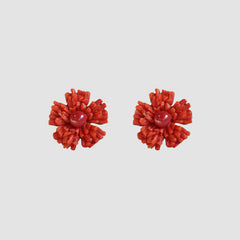 Pendientes Flor Coral S
