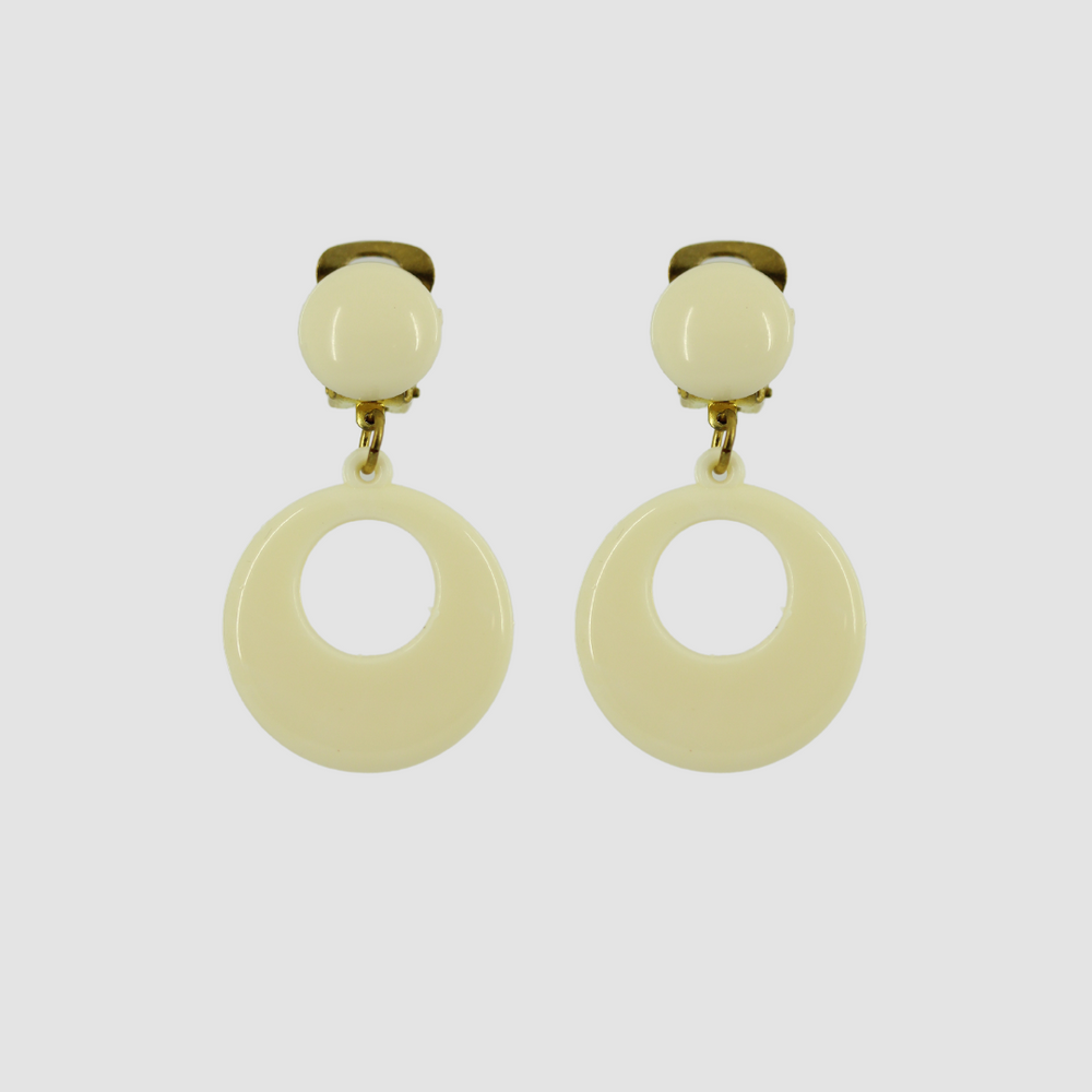 Pendientes Flamenca Niña Clip Beis