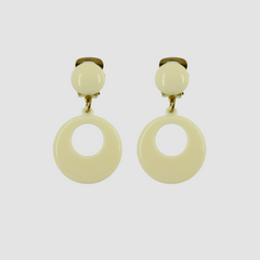 Pendientes Flamenca Niña Clip Beis