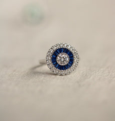 Anillo Camille Mini Zafiro