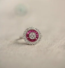 Anillo Camille Rubí Mini