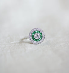 Anillo Camille Mini Esmeralda