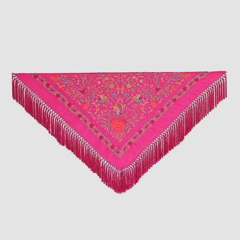 Mantón Rosario Fucsia
