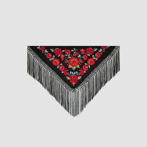 Mantón Casilda Negro Niña