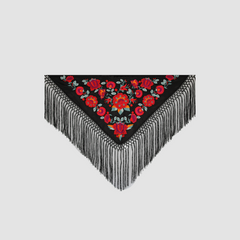 Mantón Casilda Negro Niña