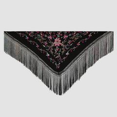 Mantón Catalina Negro