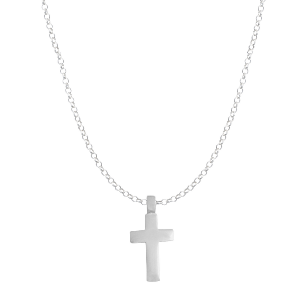 Colgante Cruz Cadena Simple