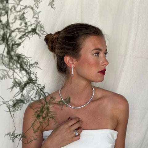 Pendientes Riviere Aguamarina