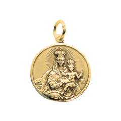 Medalla Virgen del Carmen Dorada