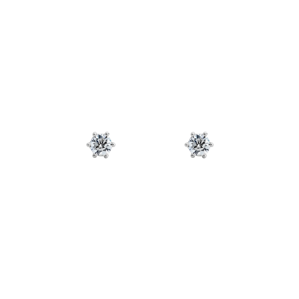 Pendientes Brillante Solitario 3mm