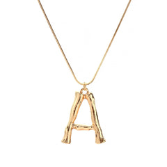 Colgante Inicial Bronce