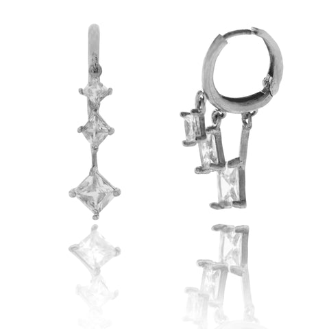 Pendientes Celestine Plata