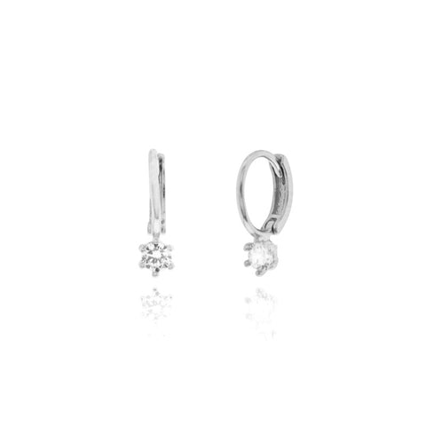 Pendientes Aro Tiza Plata