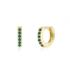 Pendientes Arito Circonitas Green