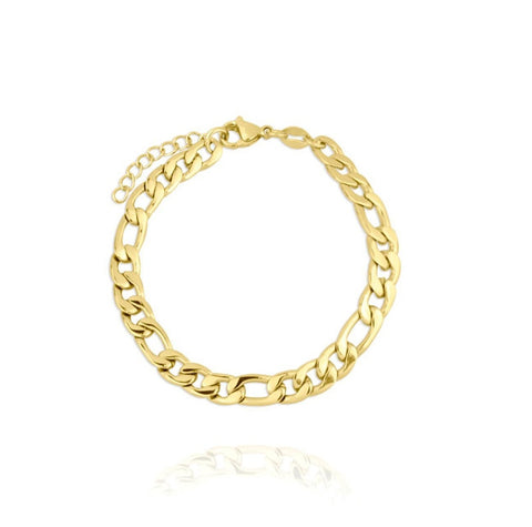 Pulsera Necklace Acero Ancha