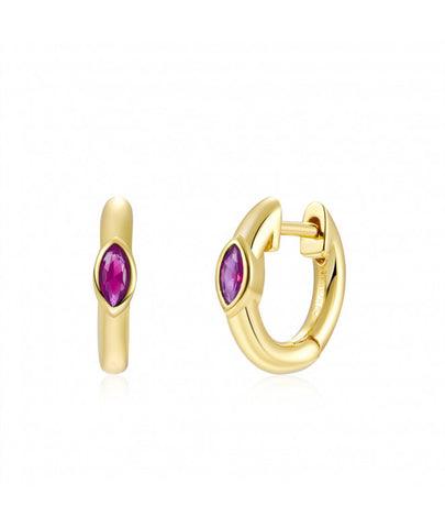 Pendientes Zire Rubí