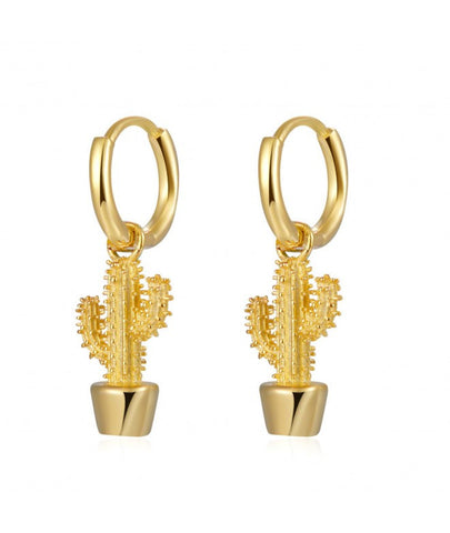 Pendientes Aro Cactus