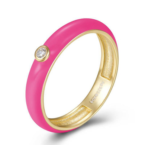 Anillo Buffy Fucsia
