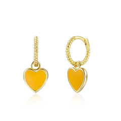 Pendientes Gallon Mustard Love