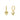 Pendientes Gold Love