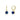 Pendientes Lisse Zircon Zafiro