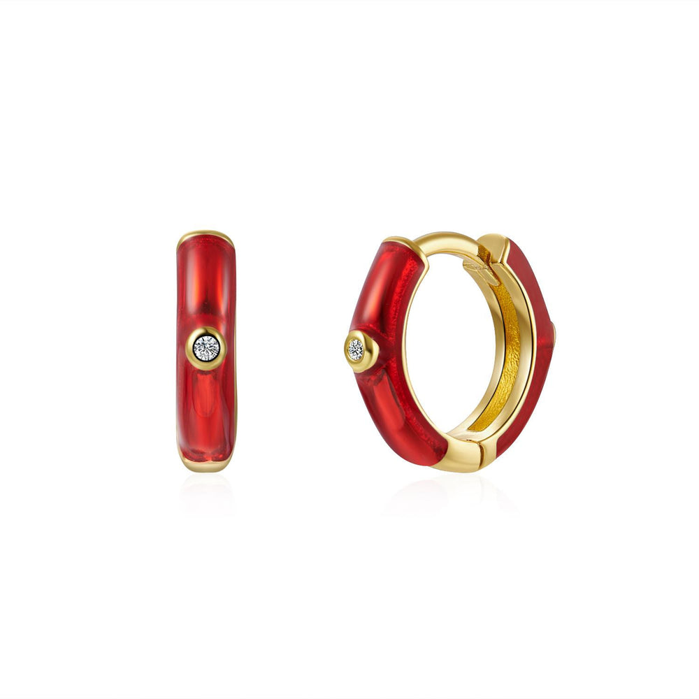 Pendientes Buffy Rojo