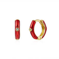 Pendientes Buffy Rojo