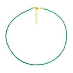 Collar Mineral Onix Verde