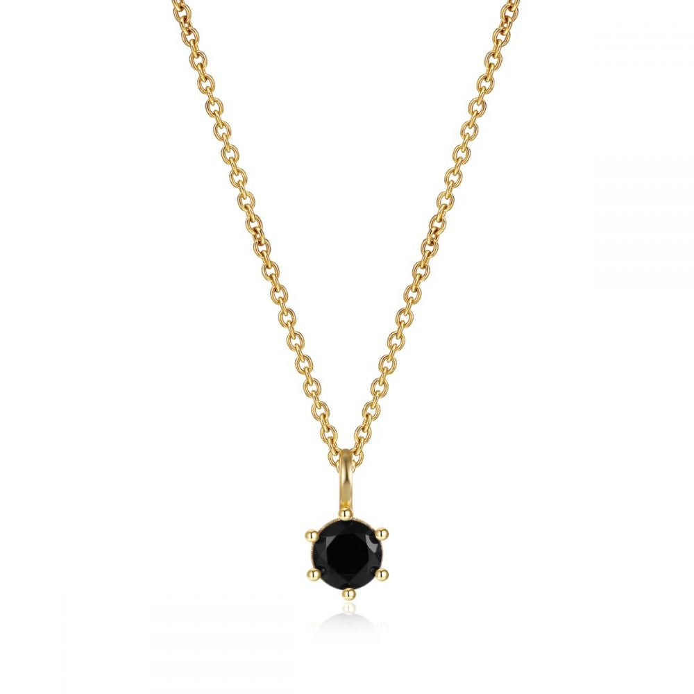 Collar Circonita Negra