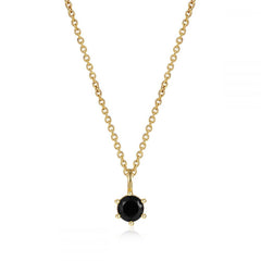Collar Circonita Negra