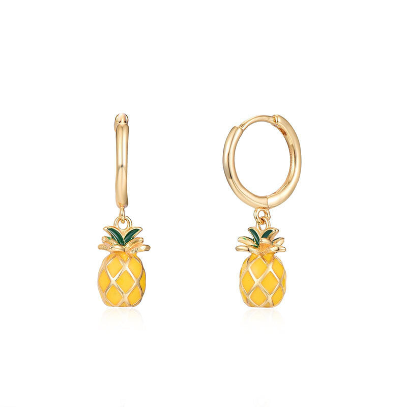 Pendientes Aro Pineapple