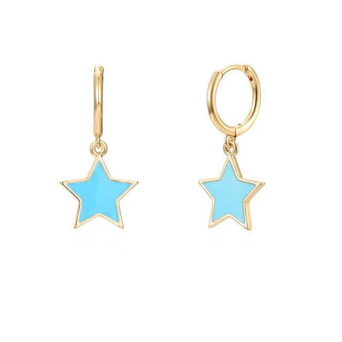 Aros Star Turquesa