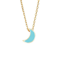 Colgante Moon Turquesa
