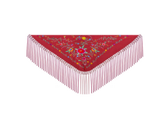 Mantón Azucena Burdeos