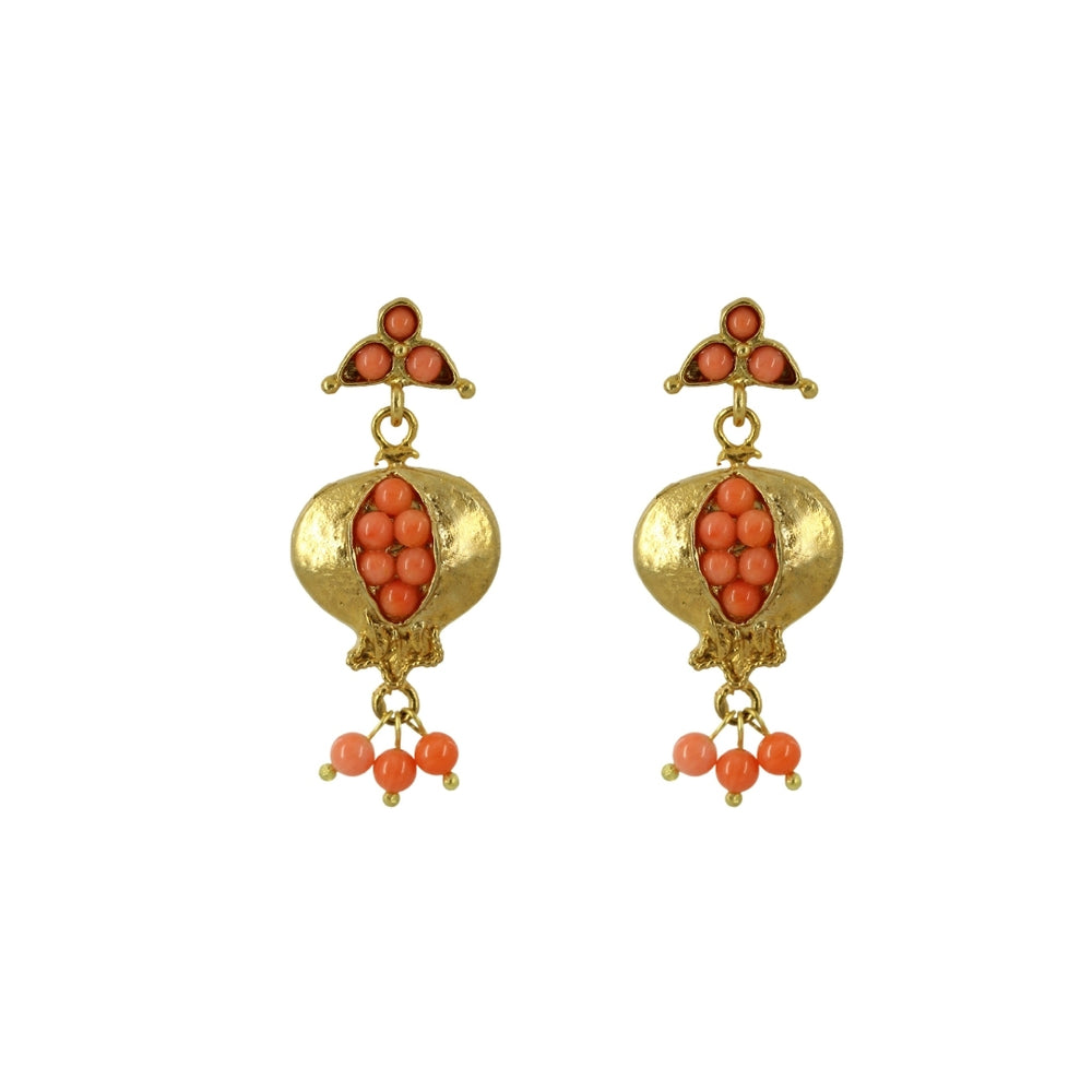 Pendientes Granada Coral