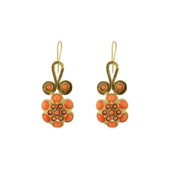 Pendientes Flor Coral