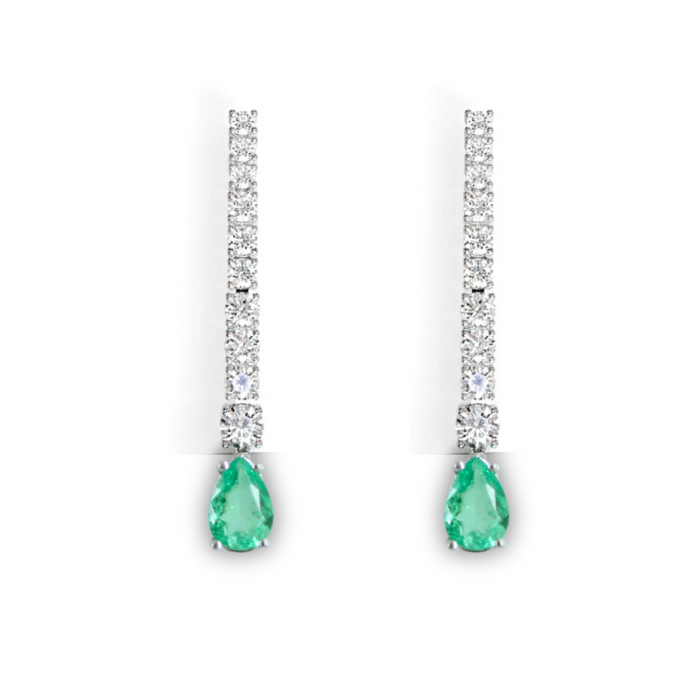 Pendientes Riviere Esmeralda