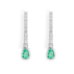 Pendientes Riviere Esmeralda
