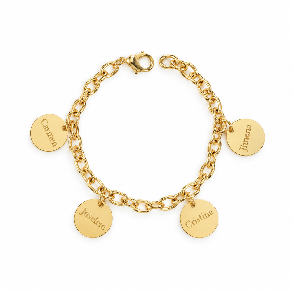 Pulsera Medallas Personalizadas