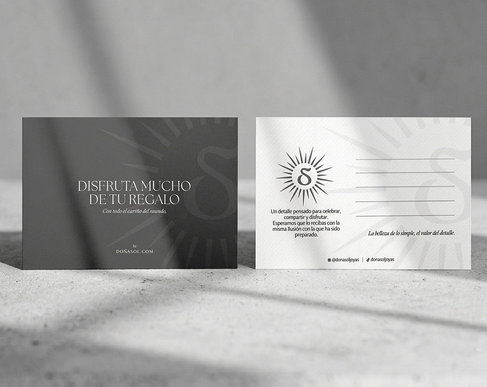 Tarjeta de agradecimiento